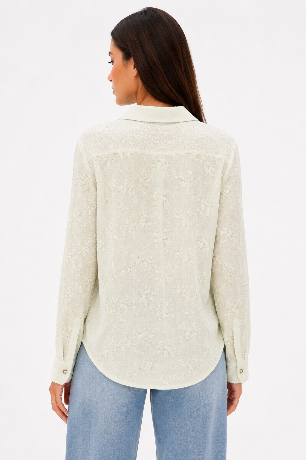 Textured Floral Shirt