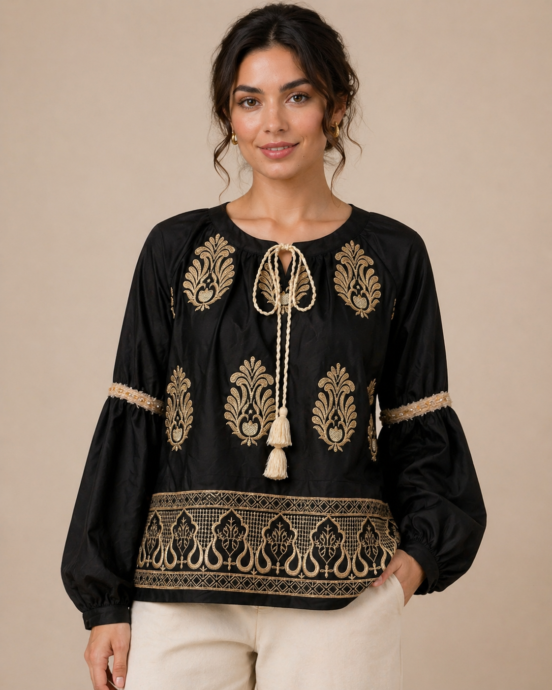Isla Embroidered Shirt