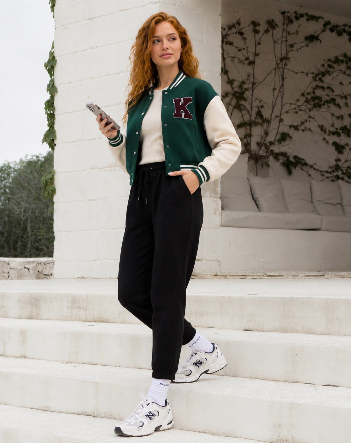 Dark Green Varsity