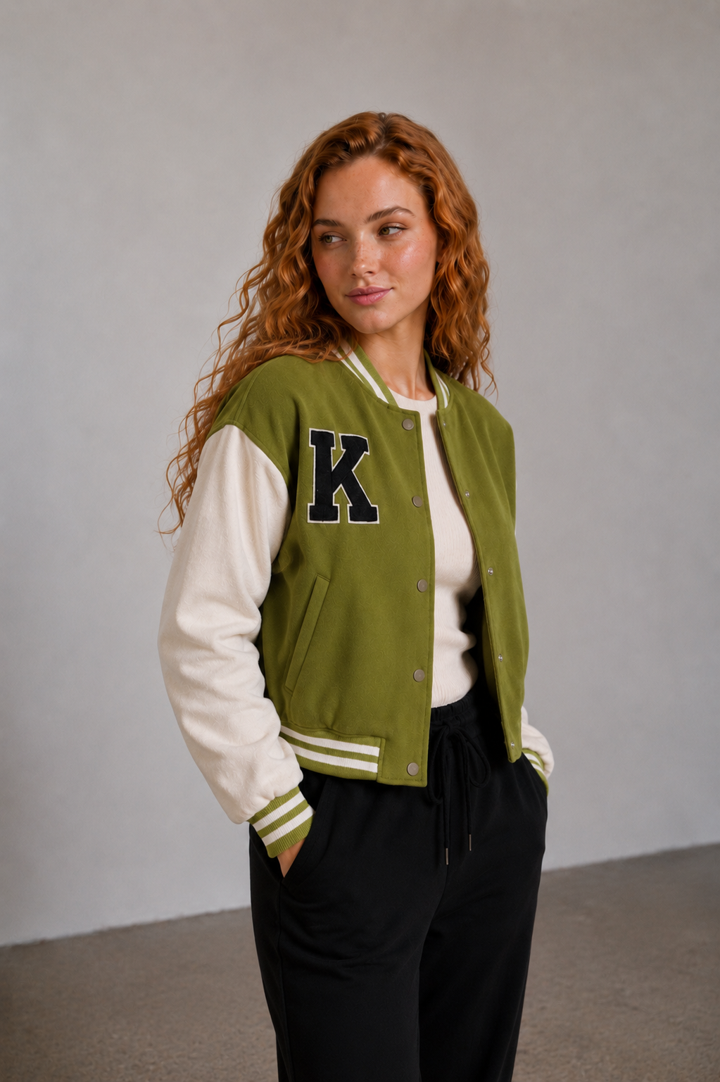 Lime Green Varsity