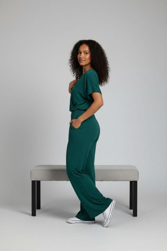 Wrap Wide-Leg 2 Piece Set