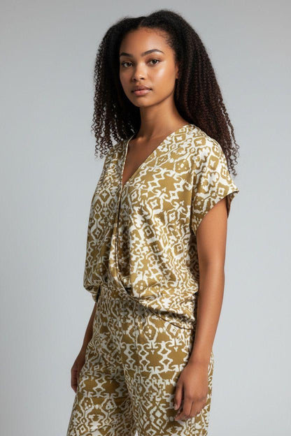 Wrap Wide-Leg 2 Piece Set