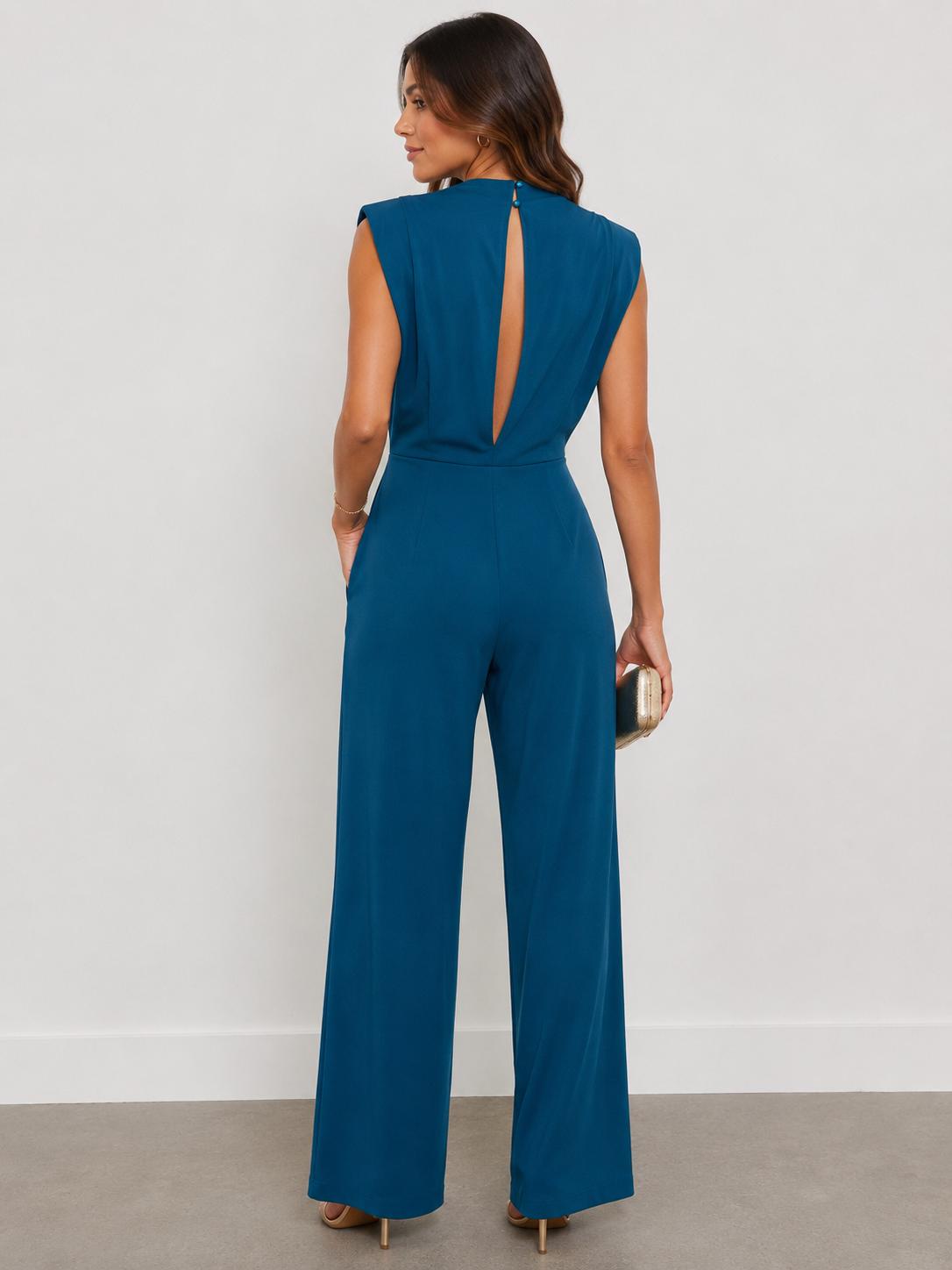 Sophisticated Cowl Neck Jumpsuit