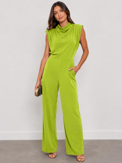 Sophisticated Cowl Neck Jumpsuit