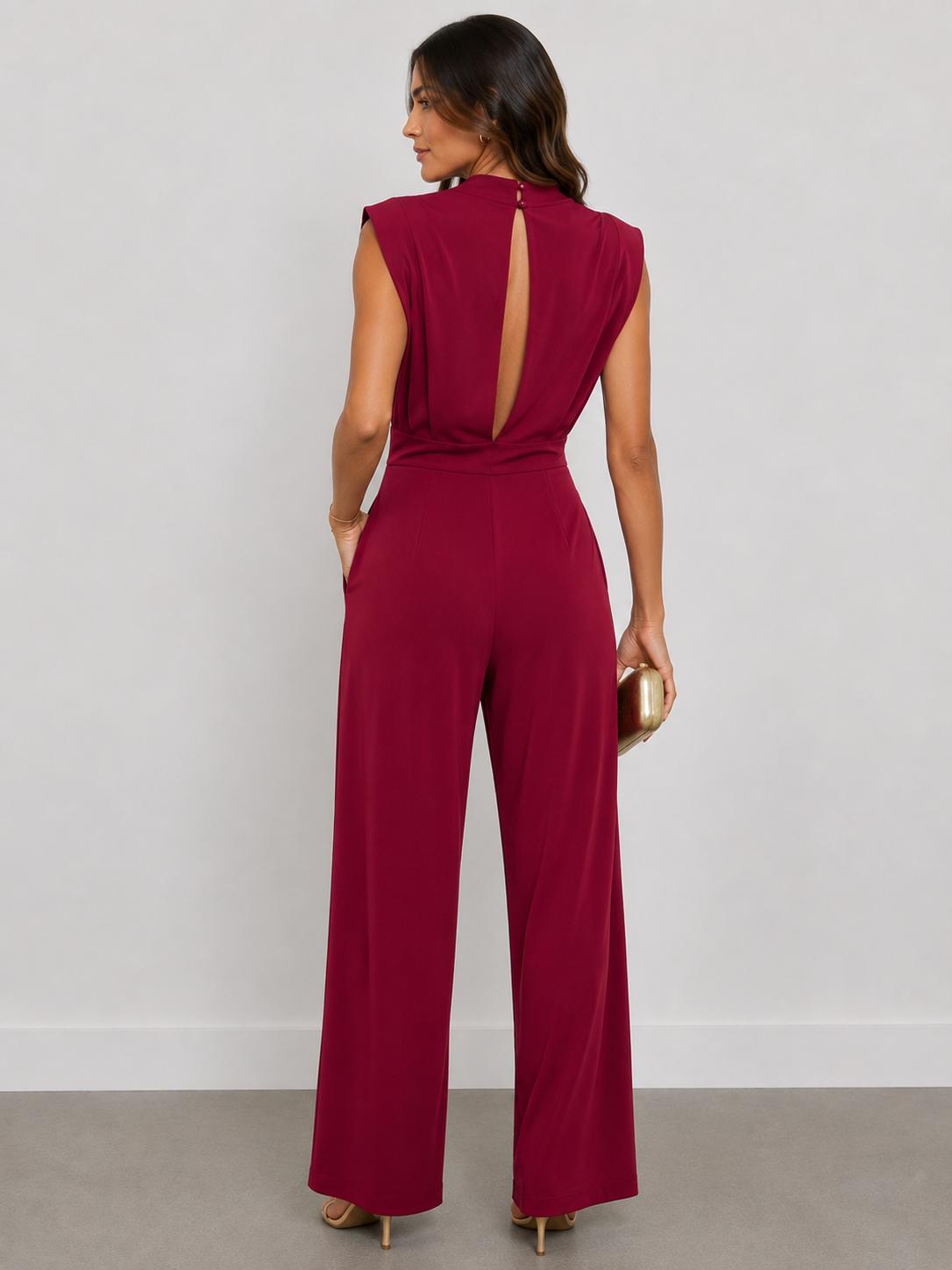 Sophisticated Cowl Neck Jumpsuit