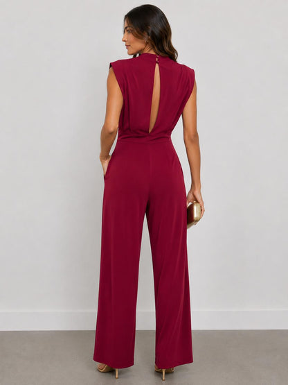 Sophisticated Cowl Neck Jumpsuit